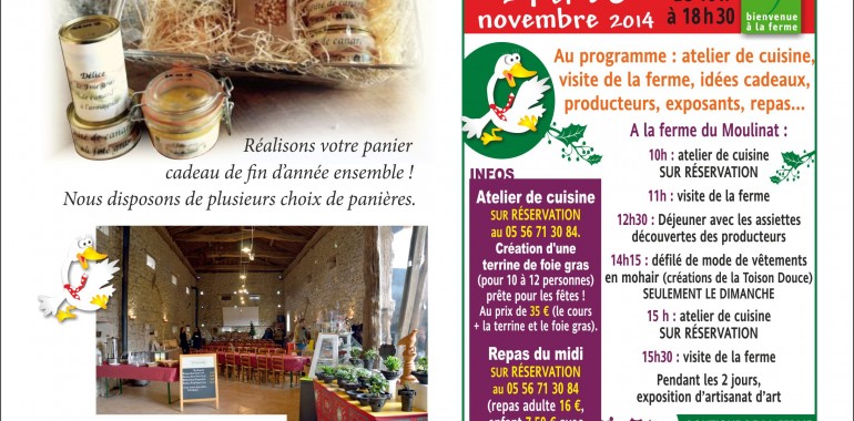 Marché de Noël 2014 à la ferme